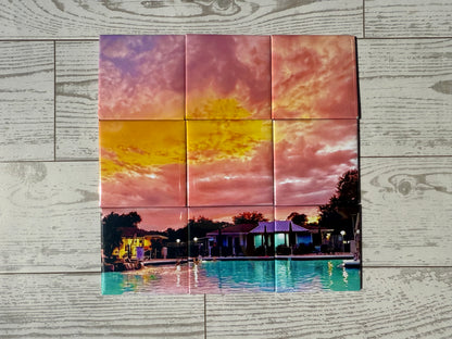 9 Piece Custom Photo Puzzle Magnets